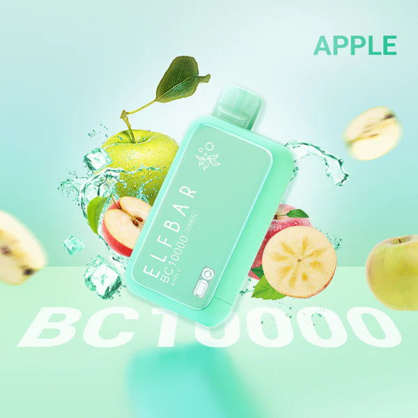 ELFBAR BC10000 Disposable 18ml 5% | Apple Ice | アップルアイス