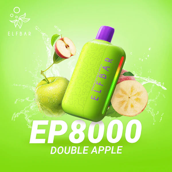 ELFBAR EP8000 Disposable 13ml 5% | Double Apple | Double Apple
