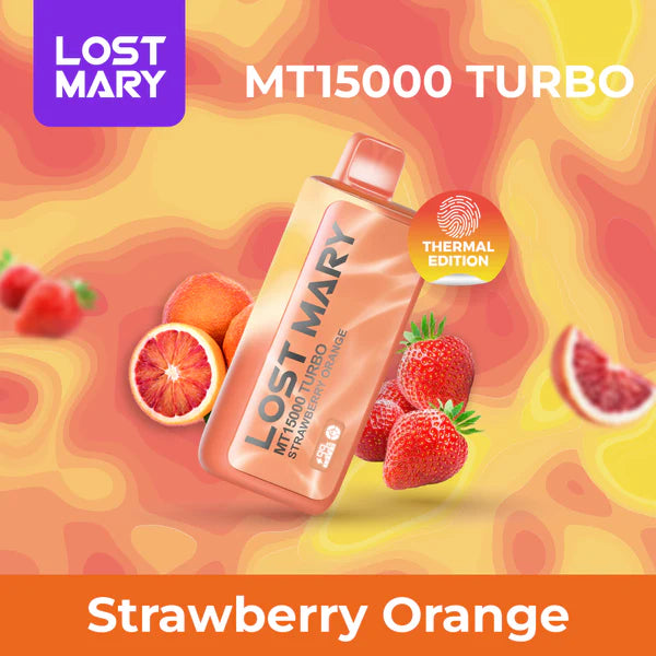 LOST MARY MT15000 Disposable 16ml 5% | Strawberry Orange | Strawberry Orange