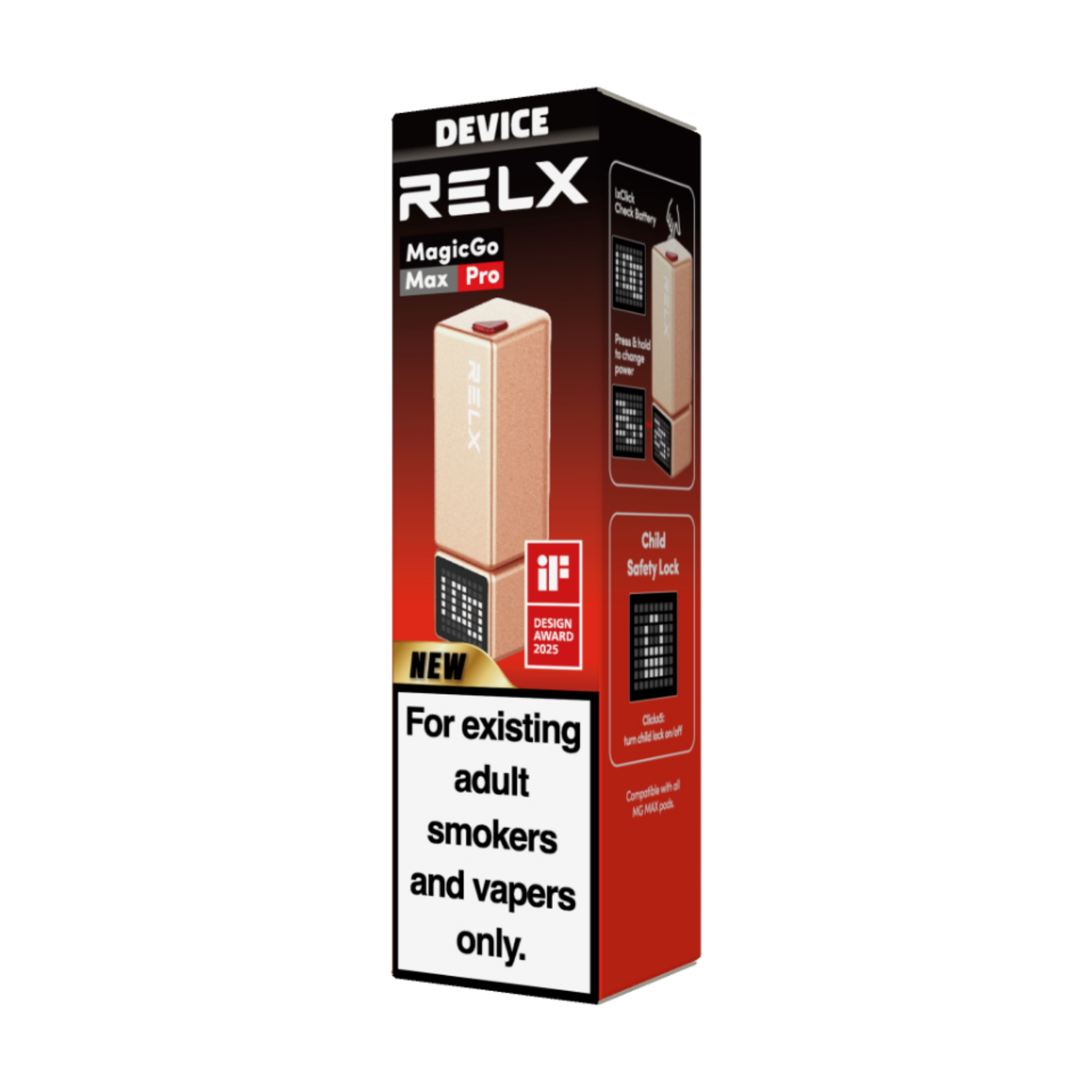 RELX MagicGo Max PRO Device: Rose Gold