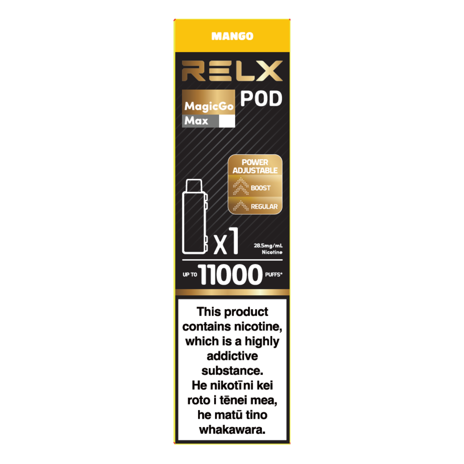 RELX MagicGo Max Pod 13ml: Mango - 28.5mg/mL