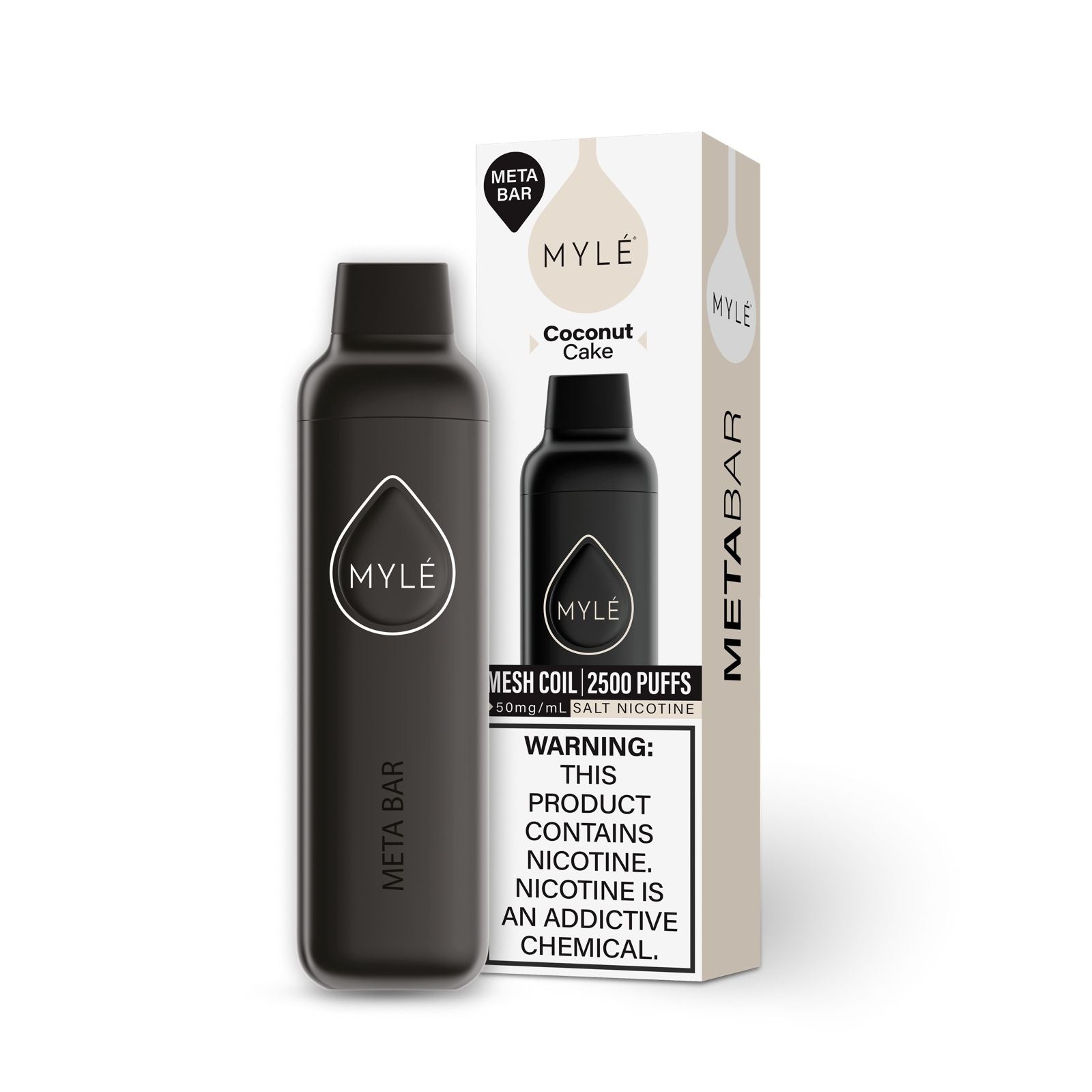 MYLE Meta Bar 6ml 5% | Coconut Cake