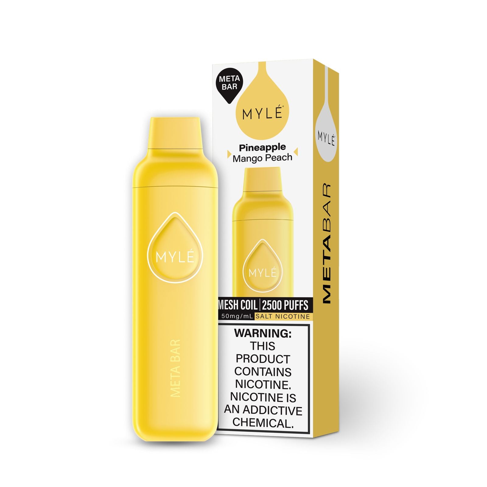 MYLE Meta Bar 6ml 5% | Pineapple Mango Peach