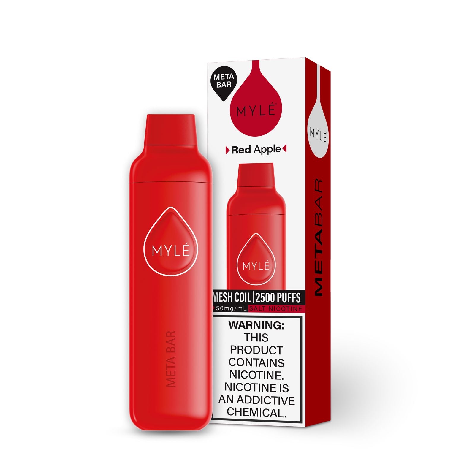 MYLE Meta Bar 6ml 5% | Red Apple