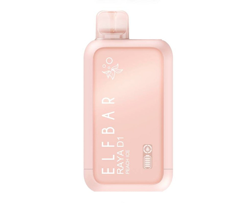 ELFBAR RAYA D1 Disposable 18ml 30mg/mL | Peach Ice | ピーチアイス