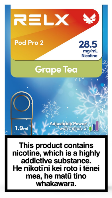 RELX Infinity2 Pod: Grape Tea 28.5mg/mL