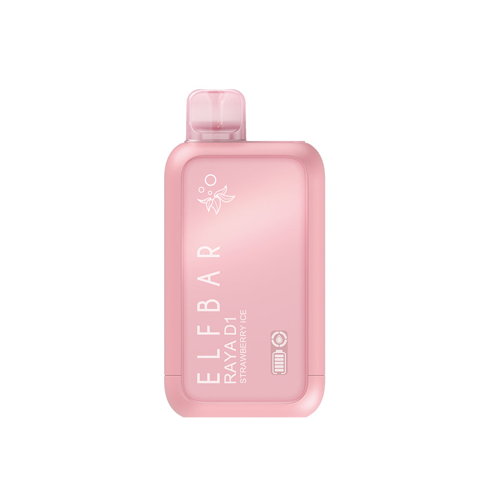 ELFBAR RAYA D1 Disposable 18ml 30mg/mL | Strawberry Ice | ストロベリーアイス