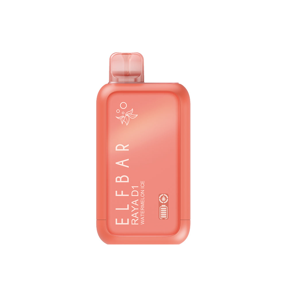 ELFBAR RAYA D1 Disposable 18ml 30mg/mL | Watermelon Ice | スイカアイス