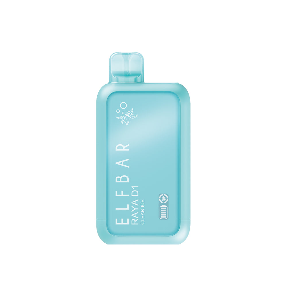 ELFBAR RAYA D1 Disposable 18ml 30mg/mL | Clear Ice | クリアアイス