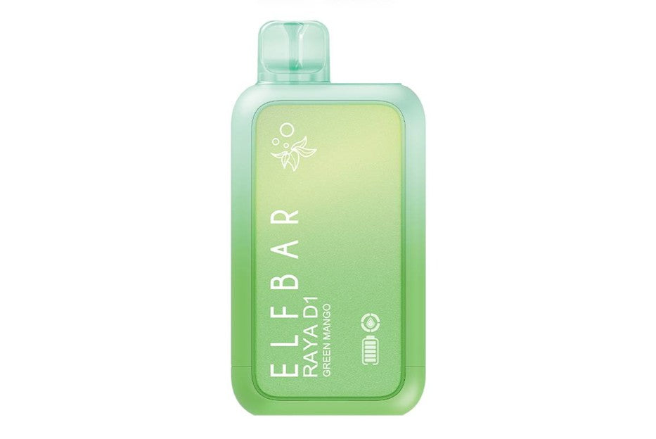 ELFBAR RAYA D1 Disposable 18ml 30mg/mL | Green Mango | グリーンマンゴー