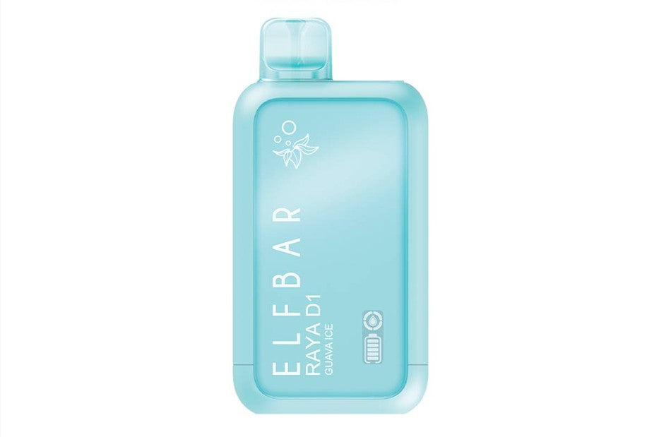 ELFBAR RAYA D1 Disposable 18ml 30mg/mL | Guava Ice | グァバアイス