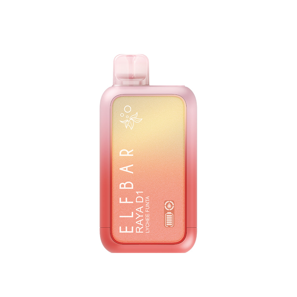 ELFBAR RAYA D1 Disposable 18ml 30mg/mL | Lychee Soda | ライチソーダ