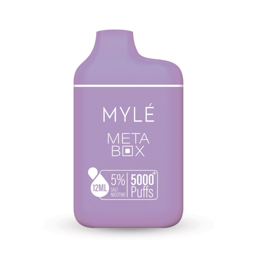 MYLE Meta Box Disposable 12ml 5% | Grape Mint | グレープミント