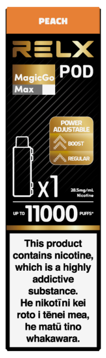 RELX MagicGo Max Pod 13ml: Peach - 28.5mg/mL